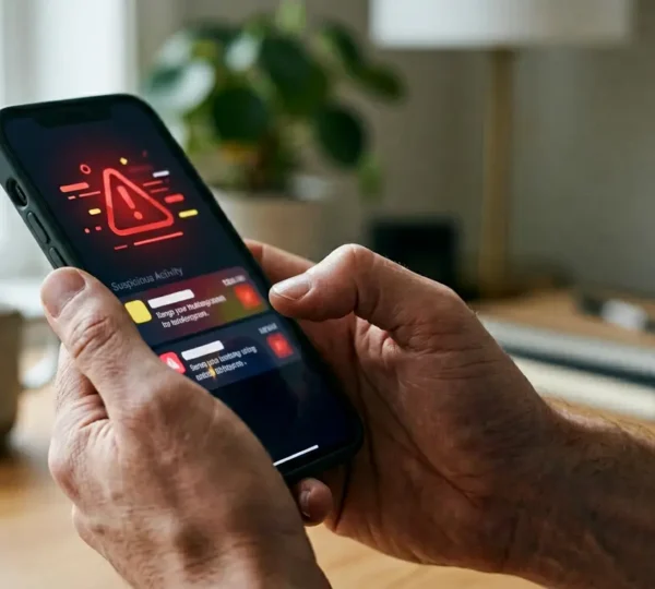 Détection d'une fraude bancaire en temps réel sur smartphone avec alertes de sécurité