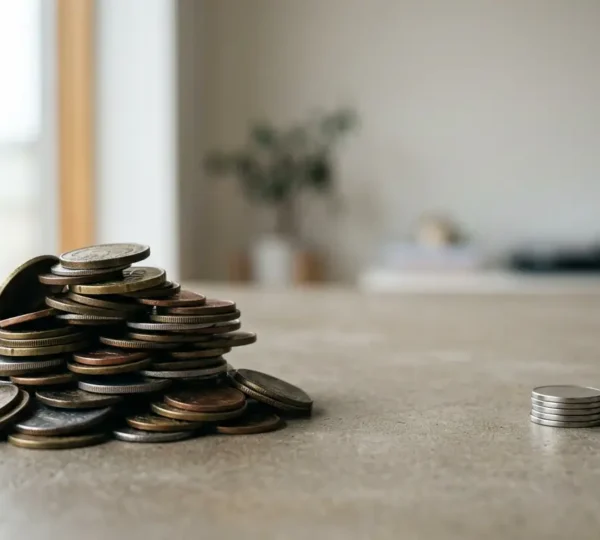 Concept financier illustrant la différence entre frais bancaires traditionnels et services gratuits