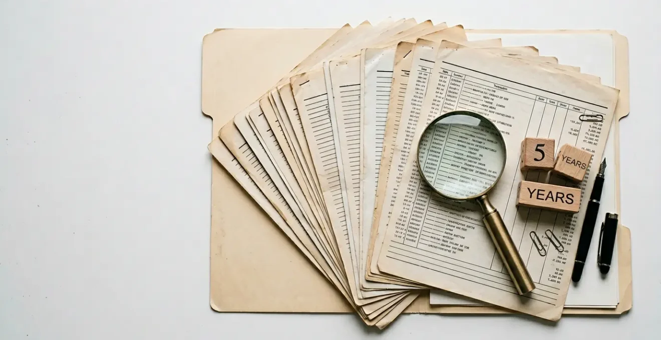 Documents bancaires et archives pour contrôle fiscal avec éléments de preuve