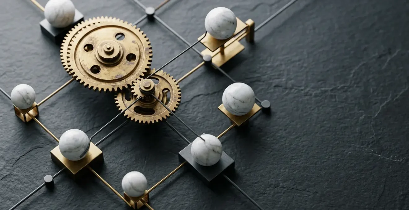 Représentation symbolique d'une stratégie patrimoniale coordonnée et structurée