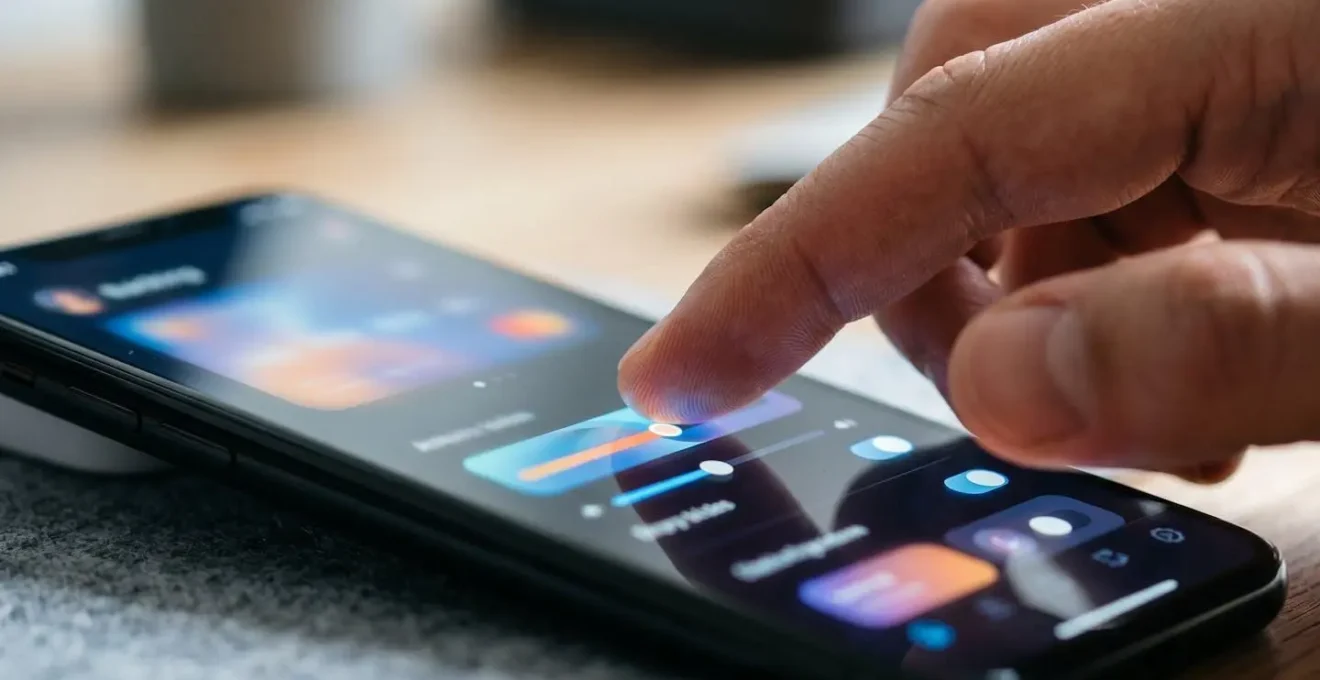 Configuration des plafonds de carte bancaire et notifications de sécurité sur application mobile
